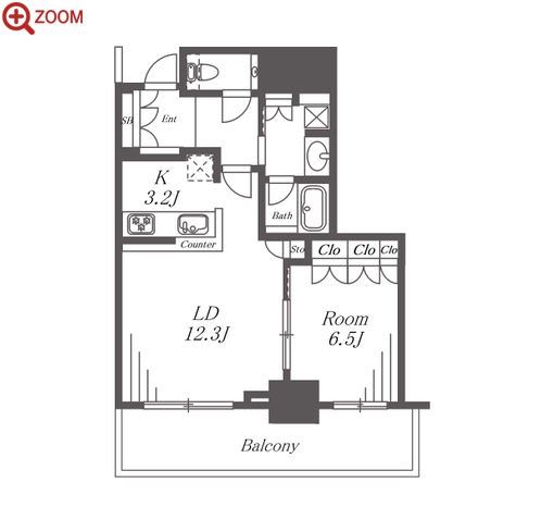 グランドメゾン新梅田タワー THE CLUB RESIDENCE 間取り