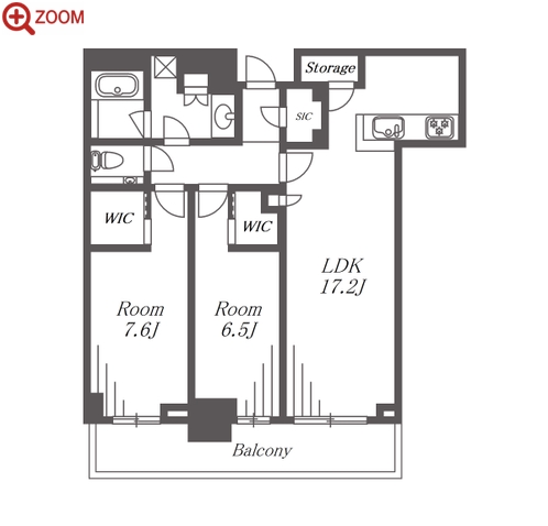 グランドメゾン新梅田タワー THE CLUB RESIDENCE 間取り