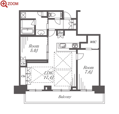 グランドメゾン新梅田タワー THE CLUB RESIDENCE 間取り