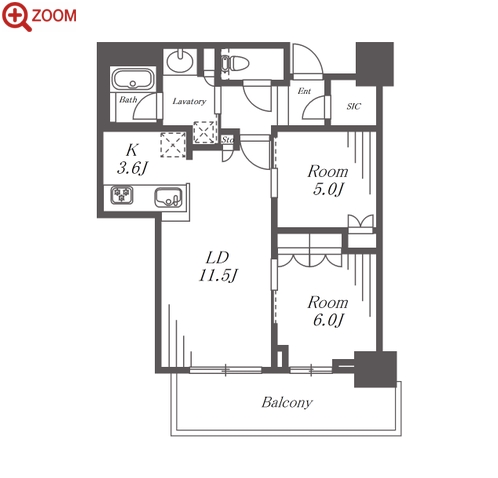 グランドメゾン新梅田タワー THE CLUB RESIDENCE 間取り