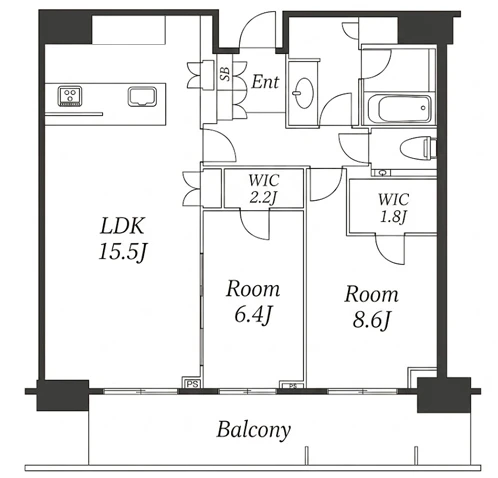 グランドメゾン新梅田タワー THE CLUB RESIDENCE 間取り
