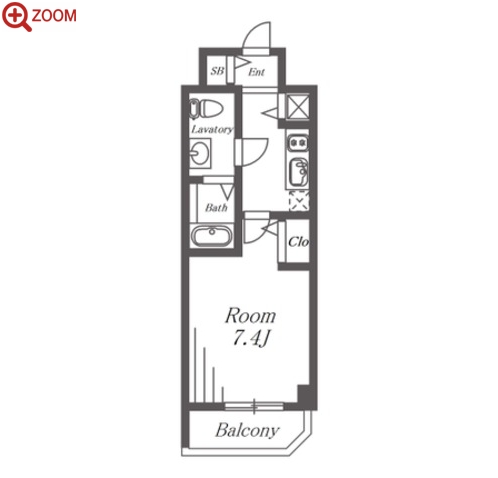 S-RESIDENCE北浜 間取り