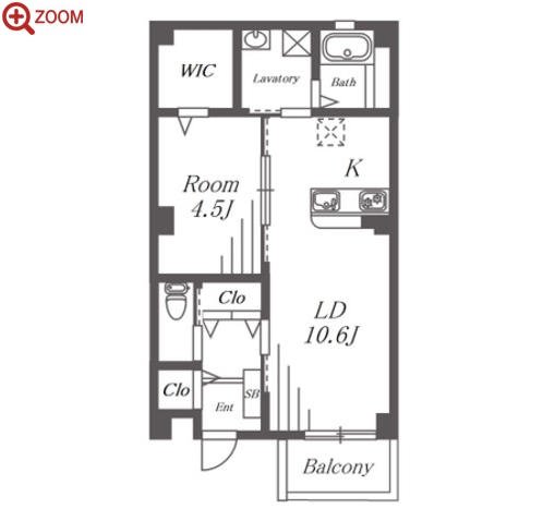 RESIDENCE高千穂 間取り