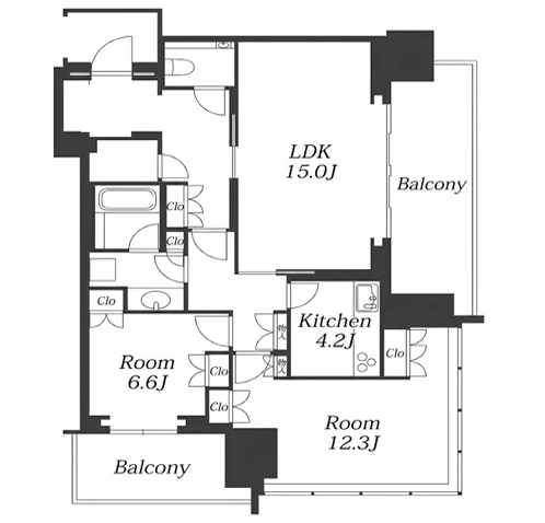 グラングリーン大阪 THE NORTH RESIDENCE 間取り