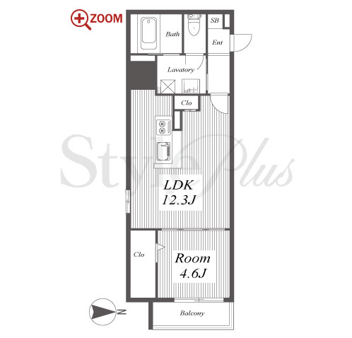 INOYA BLDG RESIDENCE 間取り