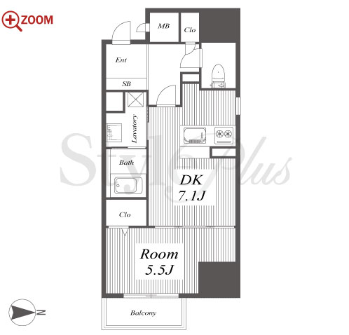 INOYA BLDG RESIDENCE 間取り