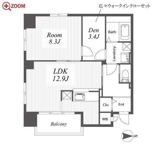 名駅アイサンメゾン 間取り