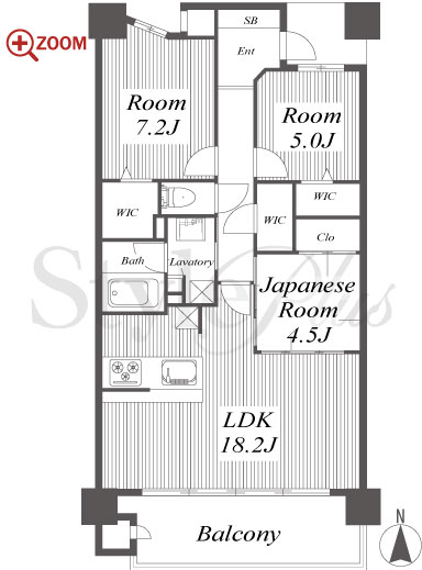 ライオンズ桜山プレミアムテラス 間取り