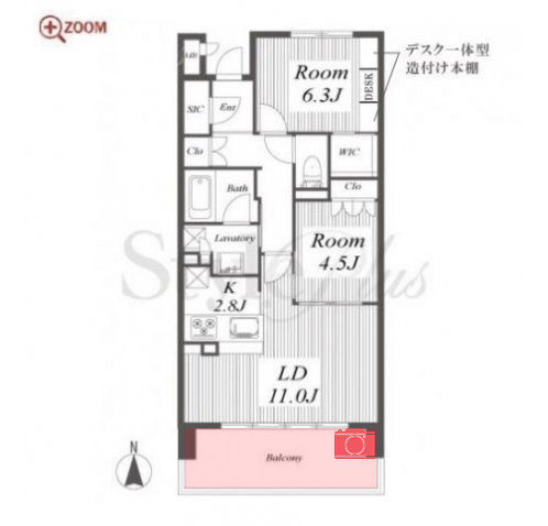 パークナード名古屋駅 間取り