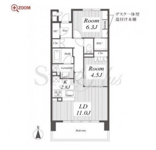 パークナード名古屋駅 間取り