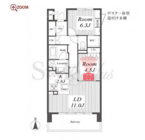 パークナード名古屋駅 間取り