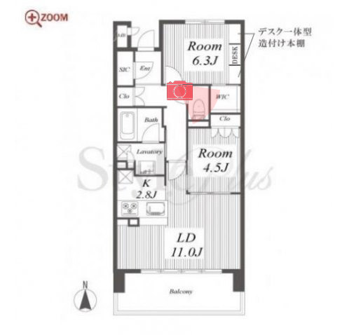 パークナード名古屋駅 間取り