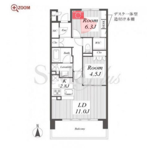 パークナード名古屋駅 間取り
