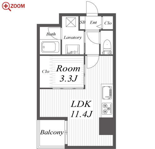 GK fan レジデンス 間取り