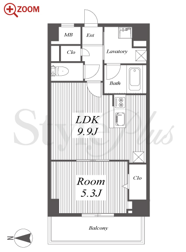 RESIDENCE丸の内七間町 間取り