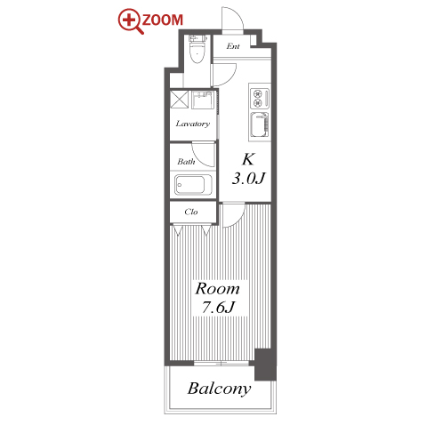 The Residence Imaike 間取り