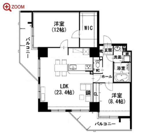 さくらHills リバーサイドWEST 間取り