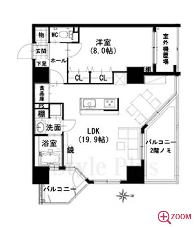さくらHills リバーサイドWEST 間取り