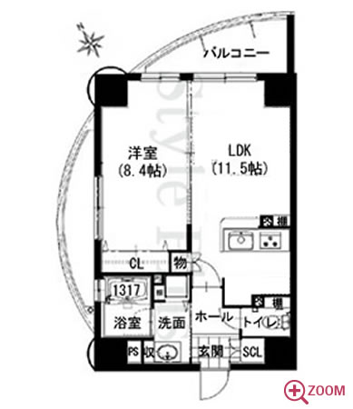 さくらHills リバーサイドEAST 間取り