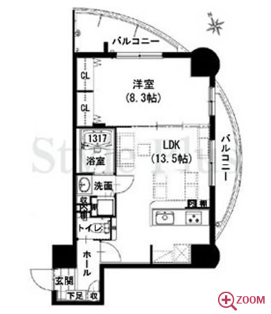 さくらHills リバーサイドEAST 間取り