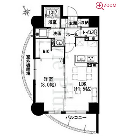 さくらHills リバーサイドEAST 間取り