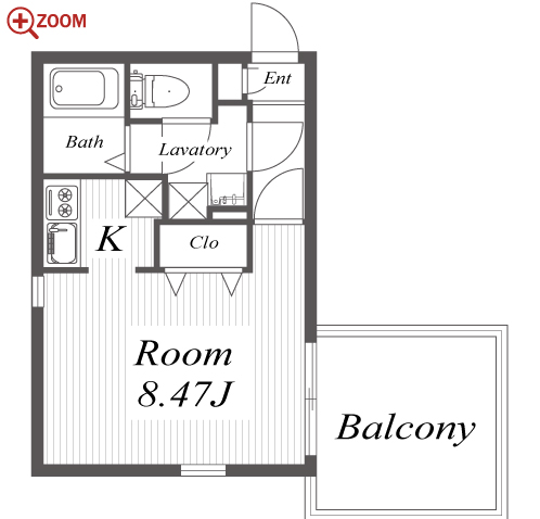 Branche桜山Chambre 間取り