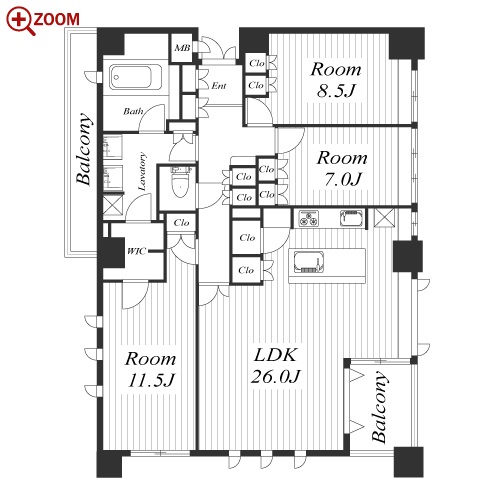 ザ・レジデンス南山 間取り