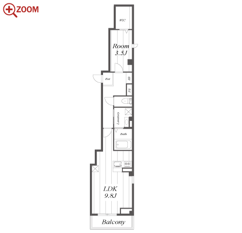 N-STAGE東別院 間取り