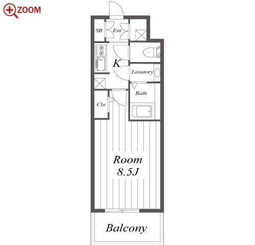 S-RESIDENCE志賀本通 間取り