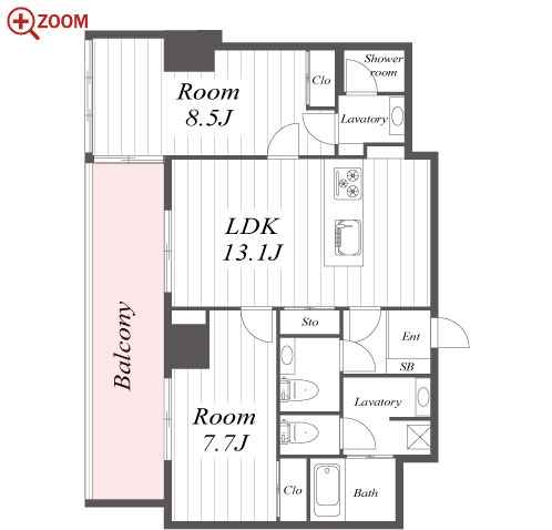 さくらHills NISHIKI Platinum Residence 間取り