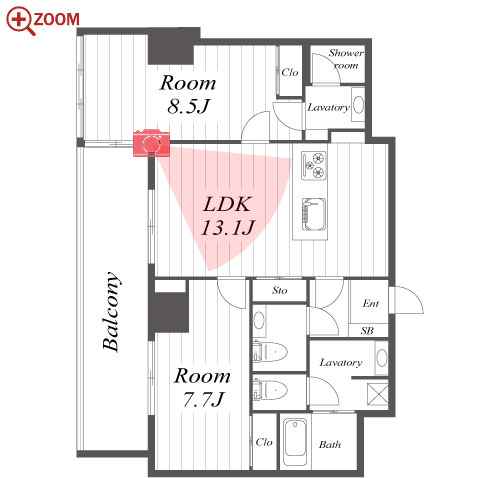 さくらHills NISHIKI Platinum Residence 間取り