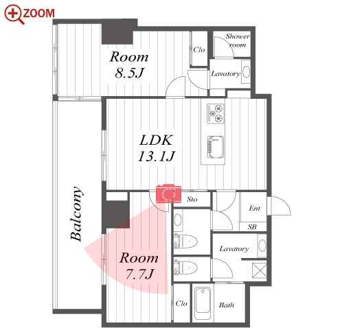 さくらHills NISHIKI Platinum Residence 間取り