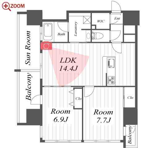 さくらHills NISHIKI Platinum Residence 間取り