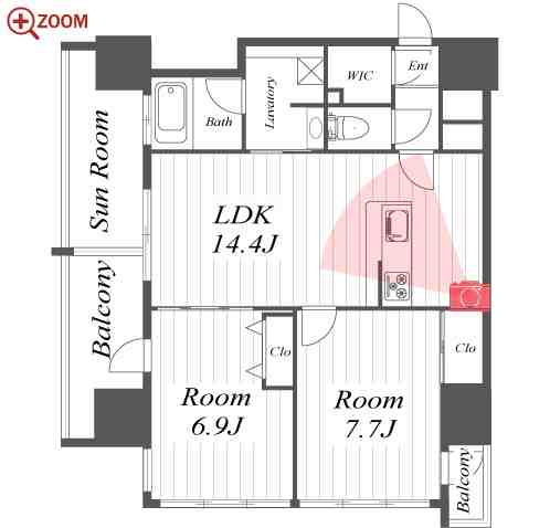 さくらHills NISHIKI Platinum Residence 間取り