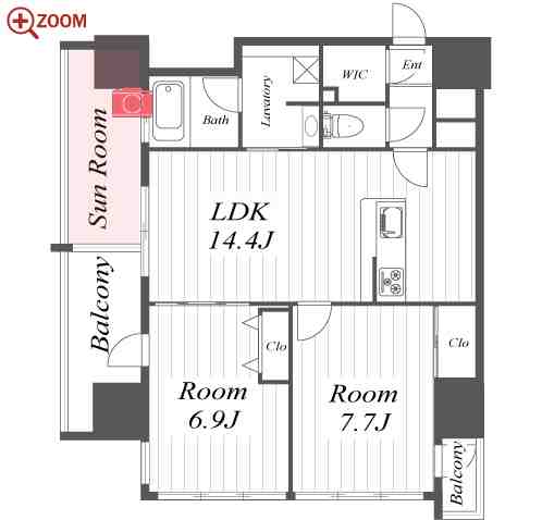 さくらHills NISHIKI Platinum Residence 間取り