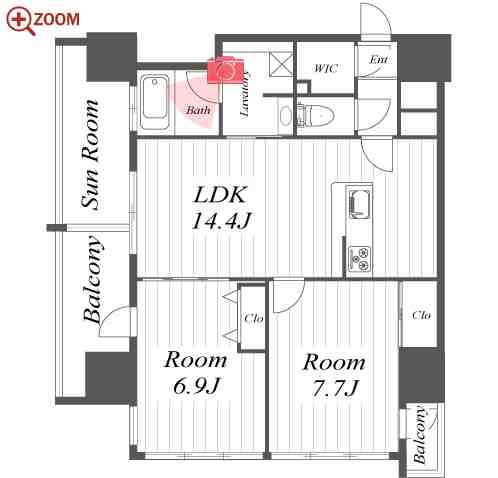 さくらHills NISHIKI Platinum Residence 間取り