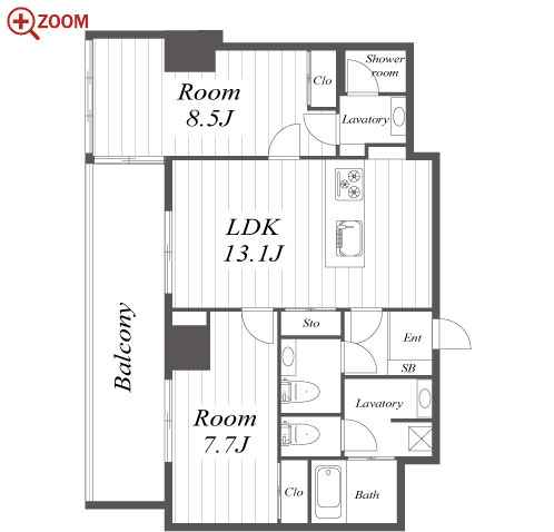 さくらHills NISHIKI Platinum Residence 間取り