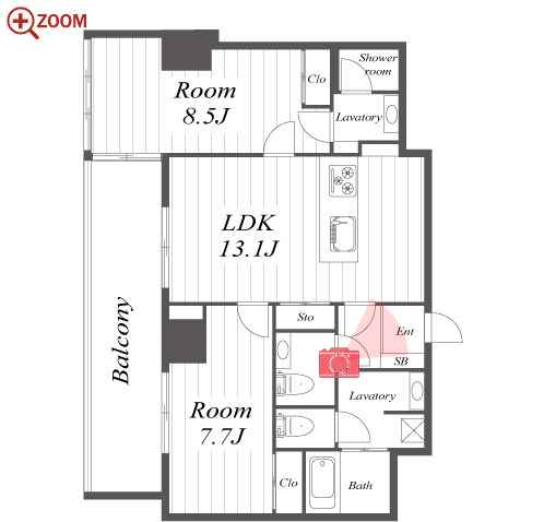 さくらHills NISHIKI Platinum Residence 間取り