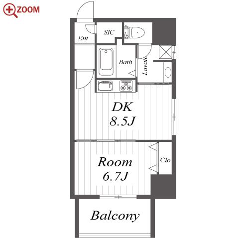 さくらHills NISHIKI Platinum Residence 間取り