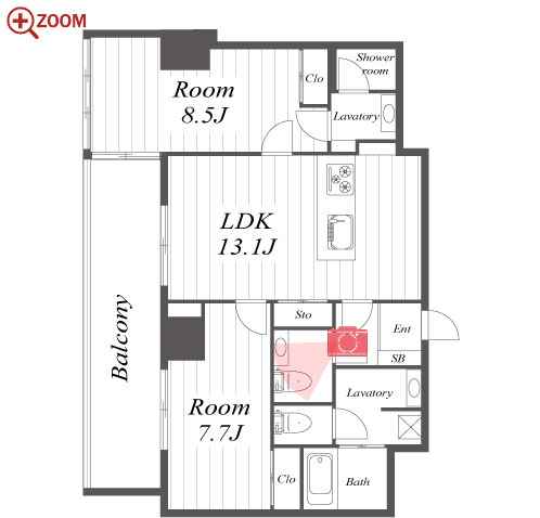 さくらHills NISHIKI Platinum Residence 間取り