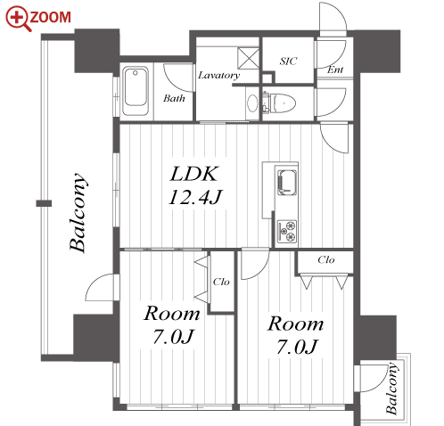 さくらHills NISHIKI Platinum Residence 間取り