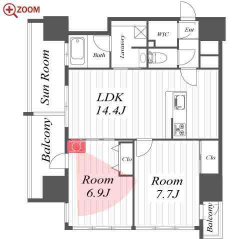 さくらHills NISHIKI Platinum Residence 間取り