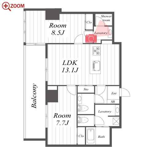 さくらHills NISHIKI Platinum Residence 間取り