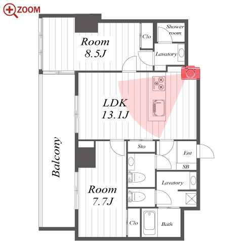 さくらHills NISHIKI Platinum Residence 間取り