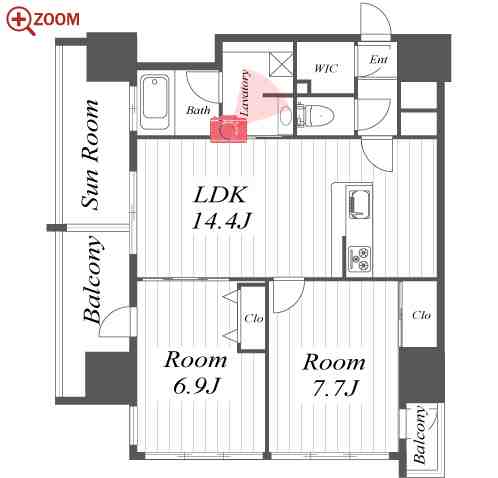 さくらHills NISHIKI Platinum Residence 間取り