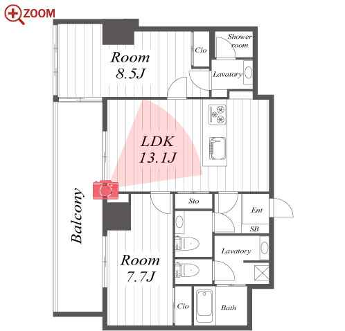 さくらHills NISHIKI Platinum Residence 間取り