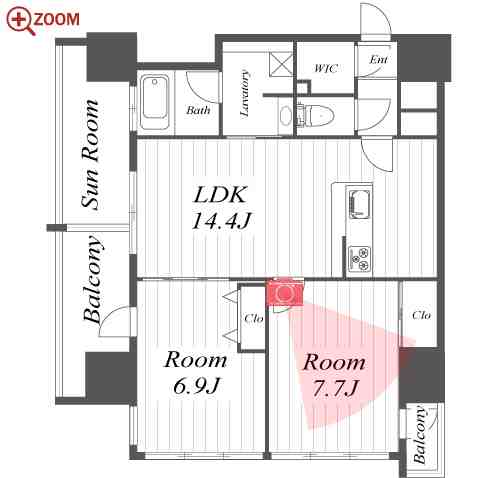 さくらHills NISHIKI Platinum Residence 間取り