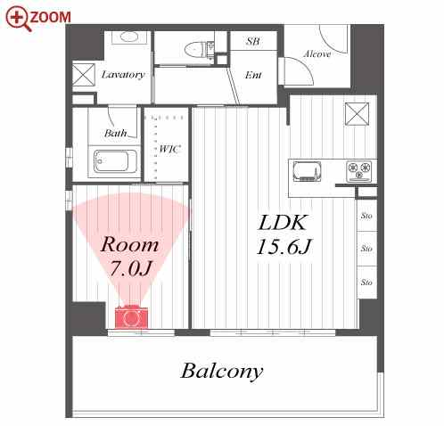 RESIDENCE KIKUZAKA 間取り