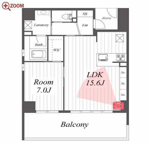 RESIDENCE KIKUZAKA 間取り