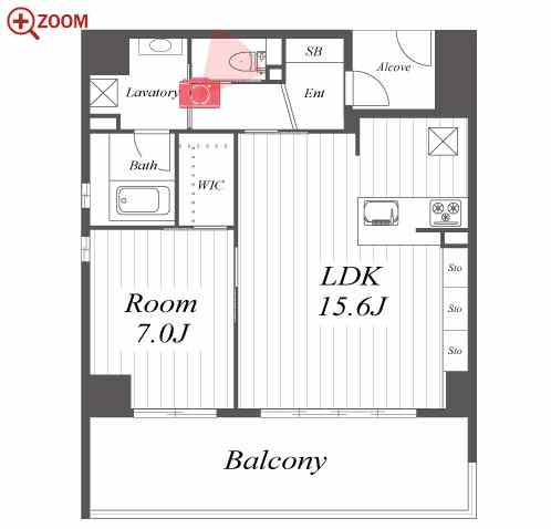RESIDENCE KIKUZAKA 間取り